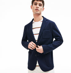 Men's Stretch Cotton Jersey Piqué Blazer / Lacoste