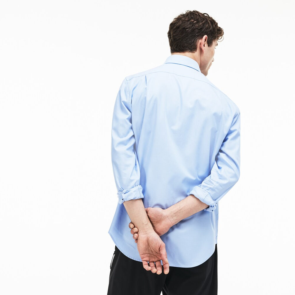 Men's Regular Fit Cotton Mini Piqué Shirt / Lacoste
