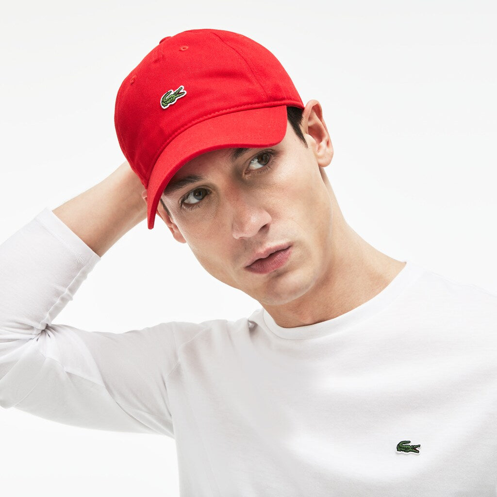 Men's Embroidered Crocodile Cotton Cap / Lacoste