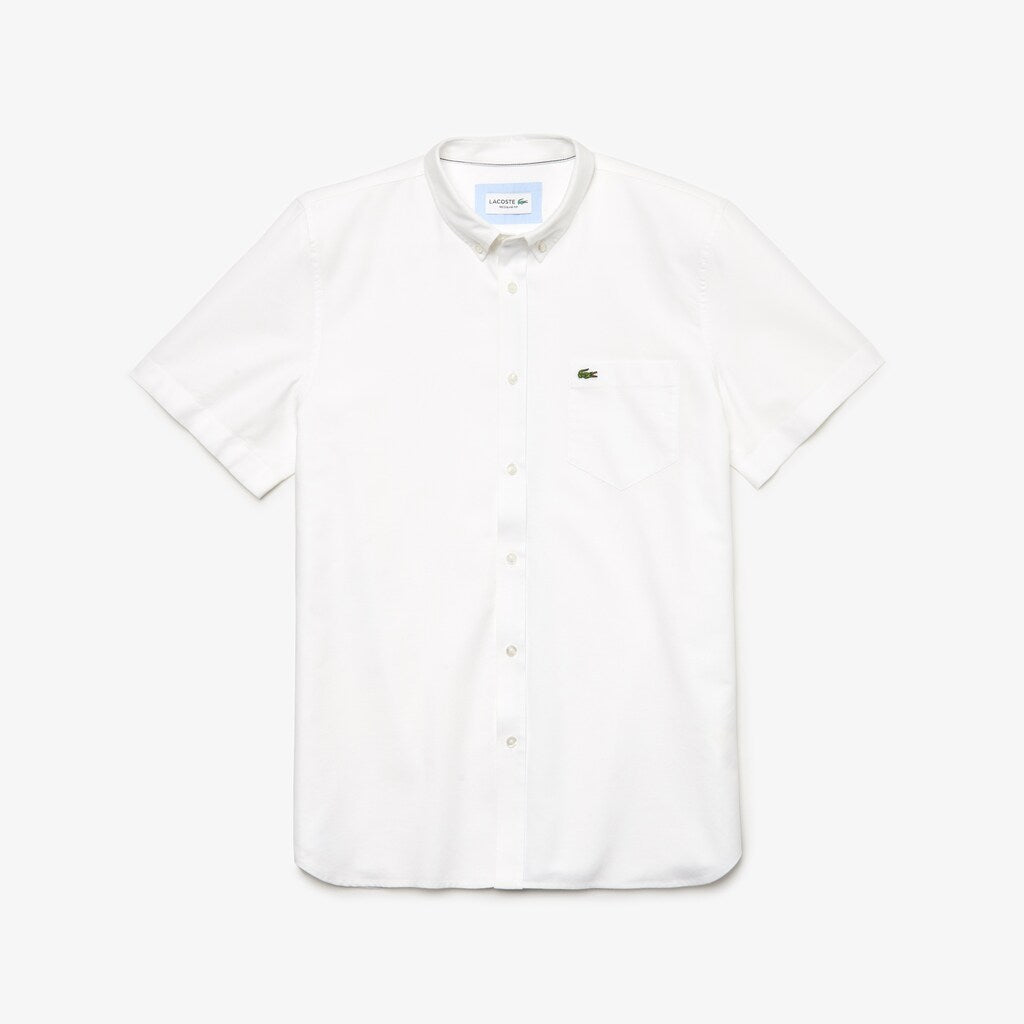 Men's Regular Fit Oxford Cotton Shirt / Lacoste