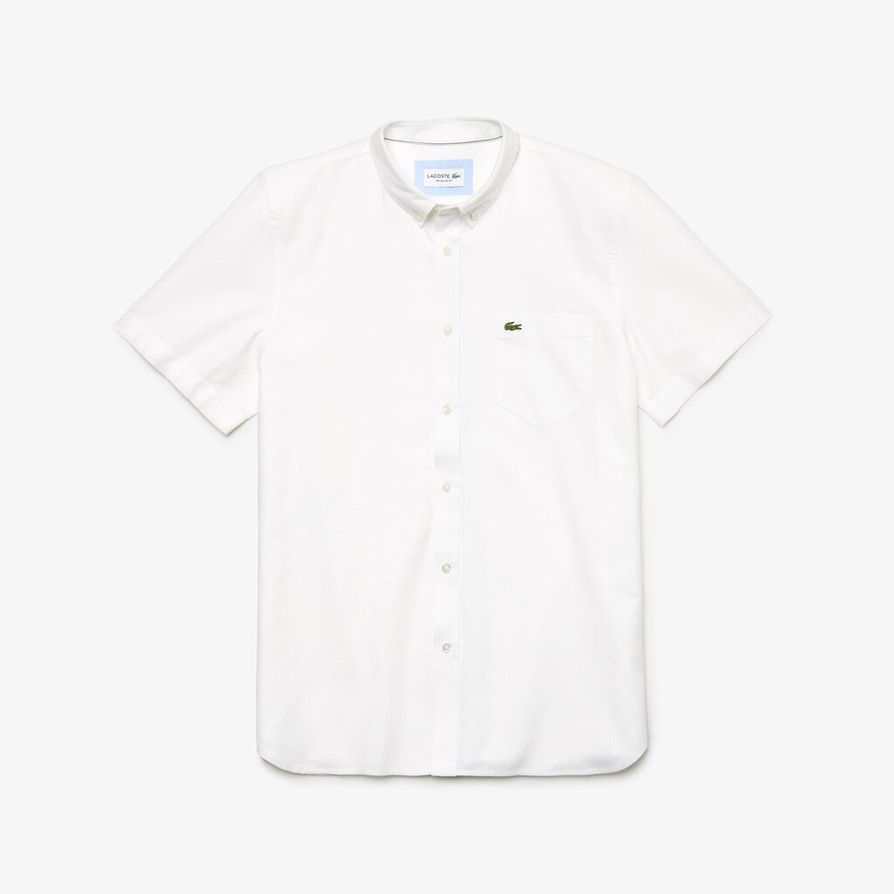 Men's Regular Fit Oxford Cotton Shirt / Lacoste