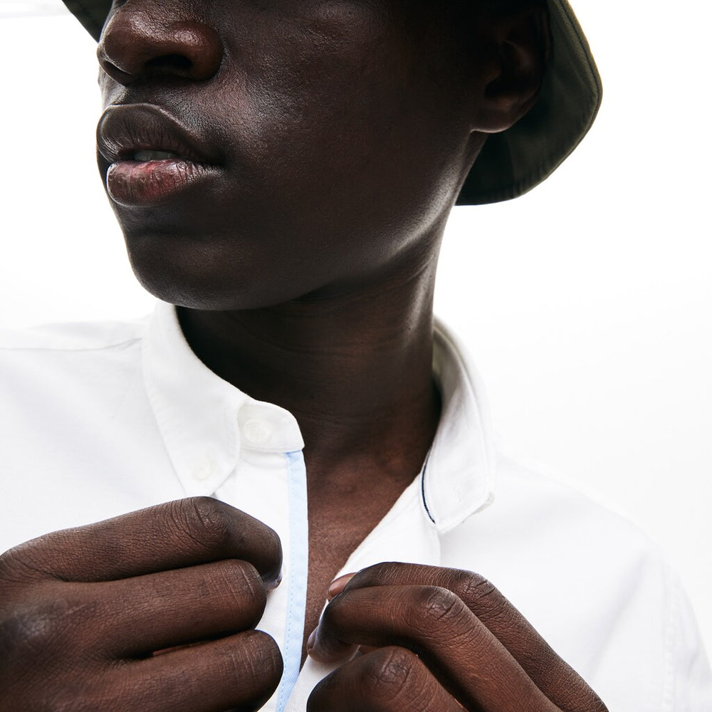 Men's Regular Fit Oxford Cotton Shirt / Lacoste