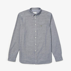Men's Regular Fit Cotton Oxford Shirt / Lacoste