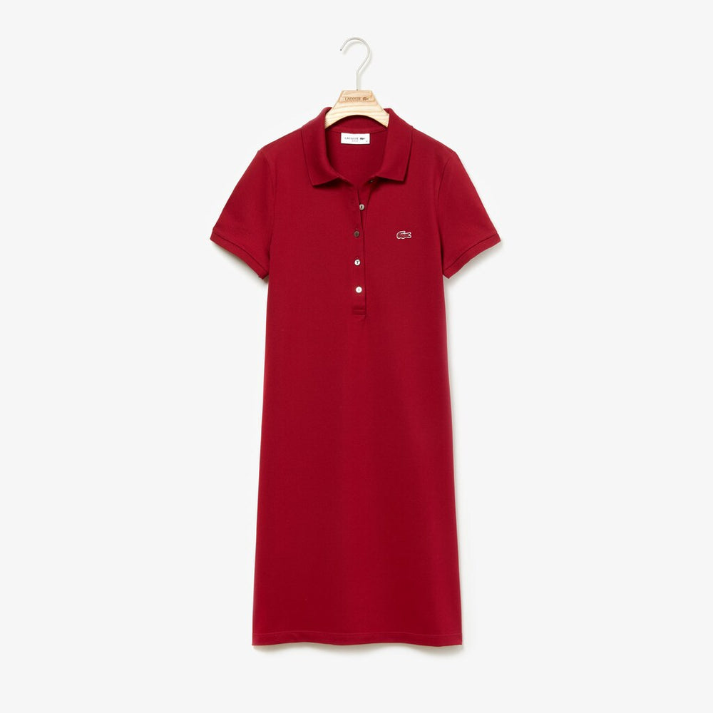 Women's Stretch Cotton Mini Piqué Polo Dress / Lacoste