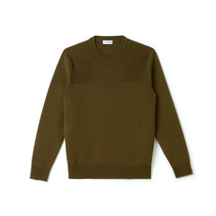 Men's Crew Neck Technical Knit Sweater / Lacoste