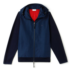 Men's Motion Hooded Zippered Jersey Sweater / Lacoste