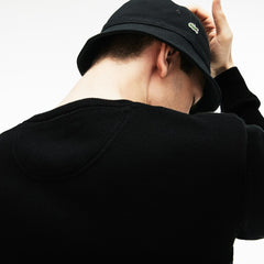 Men's V-neck Caviar Piqué Accent Cotton Jersey Sweater / Lacoste