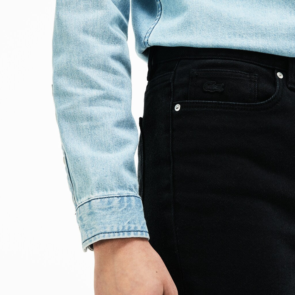 Women's Lacoste LIVE Five-Pocket Stretch Cotton Denim Jeans / Lacoste