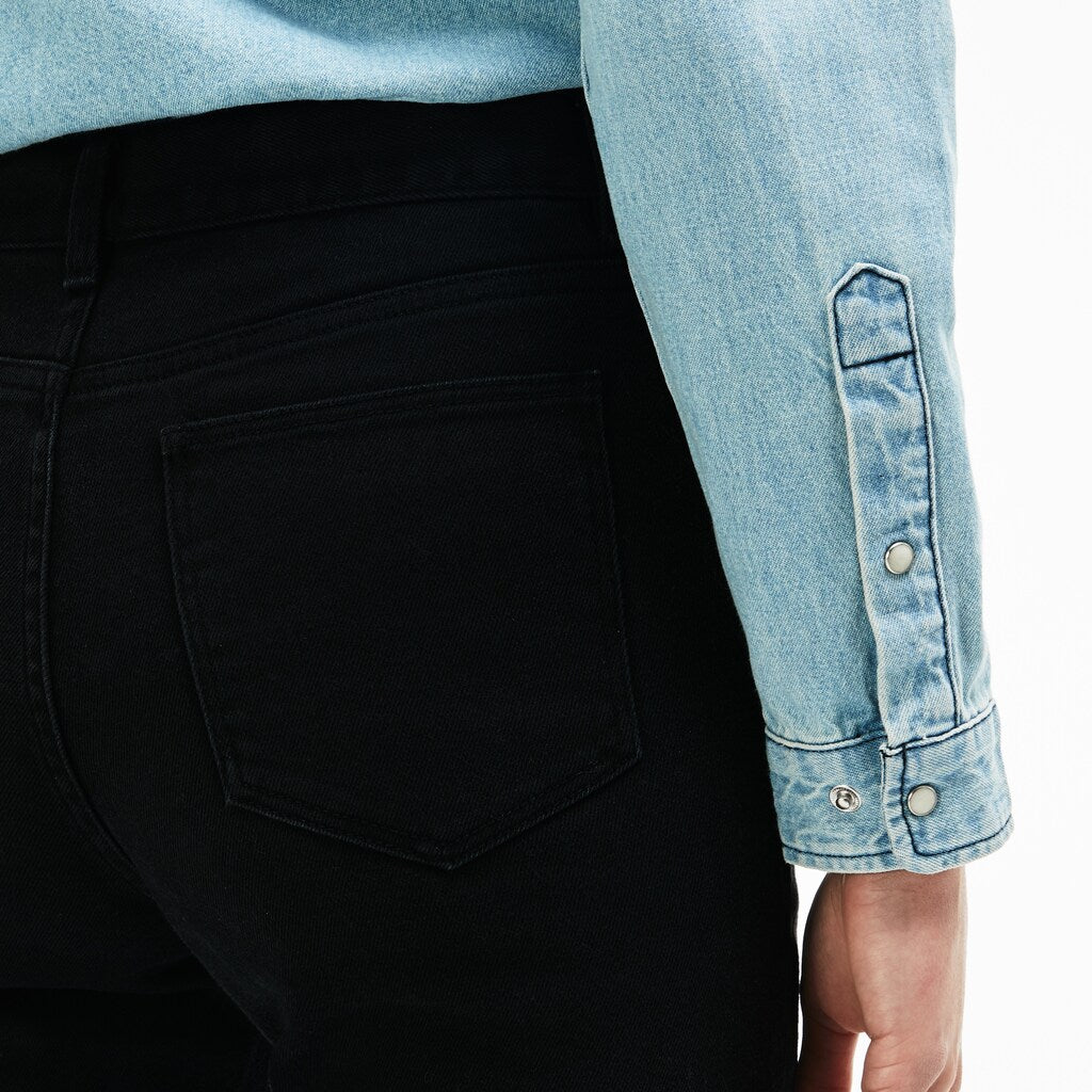 Women's Lacoste LIVE Five-Pocket Stretch Cotton Denim Jeans / Lacoste
