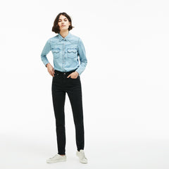 Women's Lacoste LIVE Five-Pocket Stretch Cotton Denim Jeans / Lacoste
