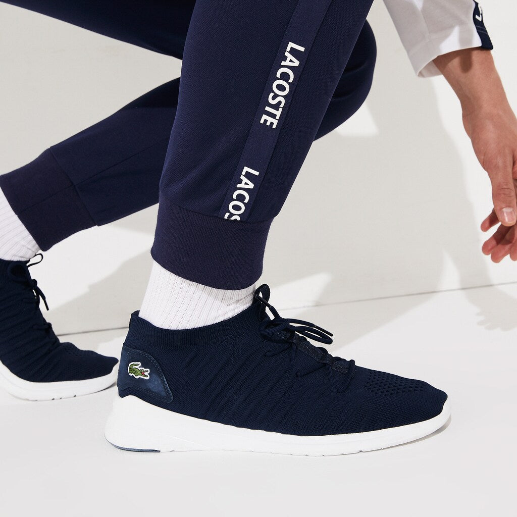 Men's SPORT Signature Bands Piqué Track Pants / Lacoste