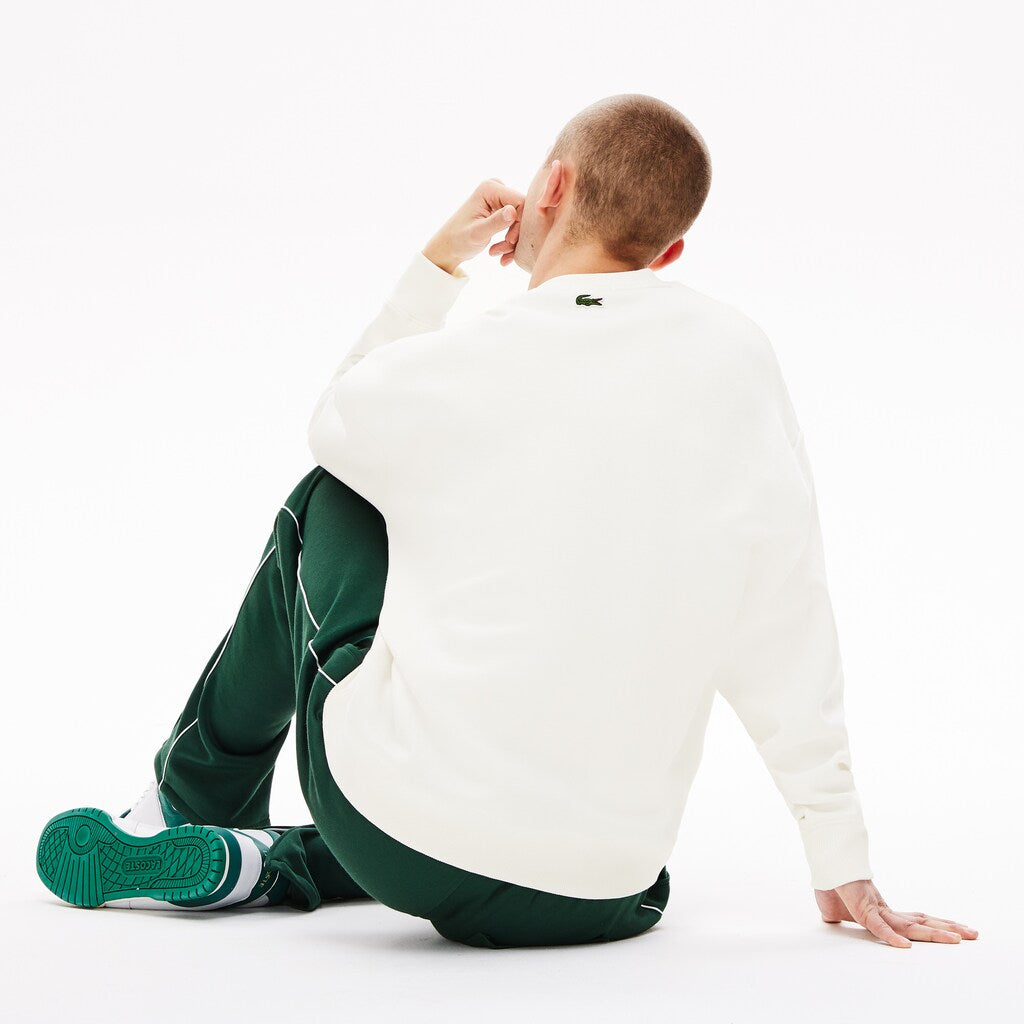 Unisex LIVE Signature Texturized Fleece Sweatshirt / Lacoste