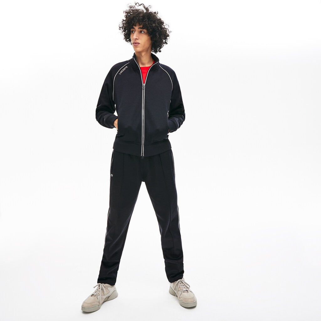Unisex LIVE Signature Knit Zip Sweatshirt / Lacoste
