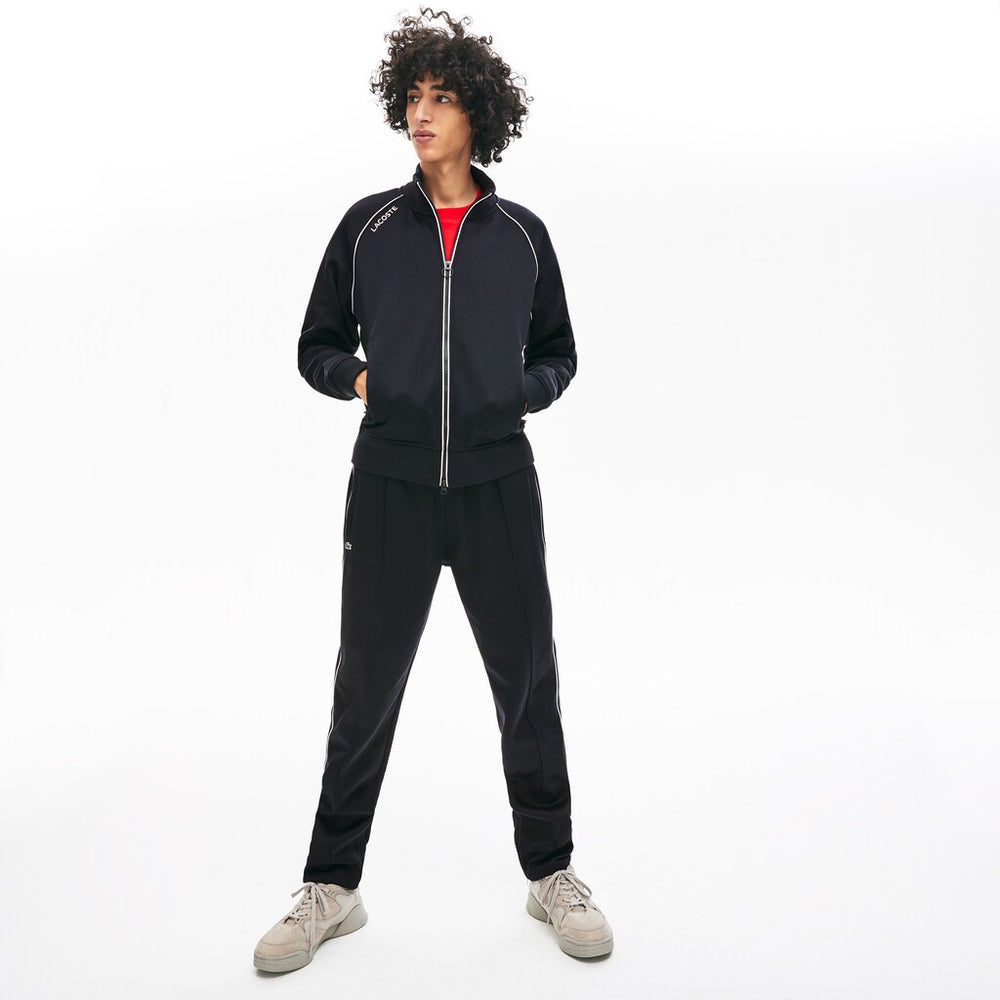 Unisex LIVE Signature Knit Zip Sweatshirt / Lacoste
