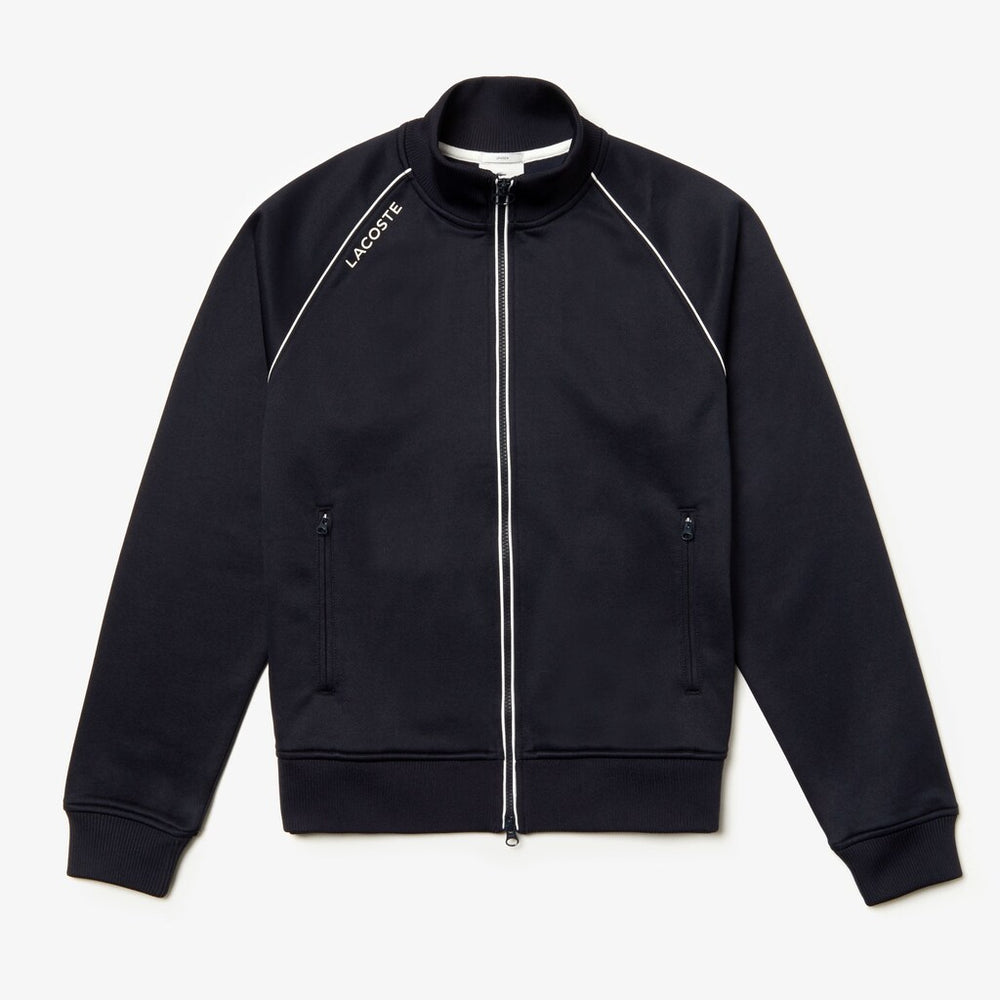 Unisex LIVE Signature Knit Zip Sweatshirt / Lacoste