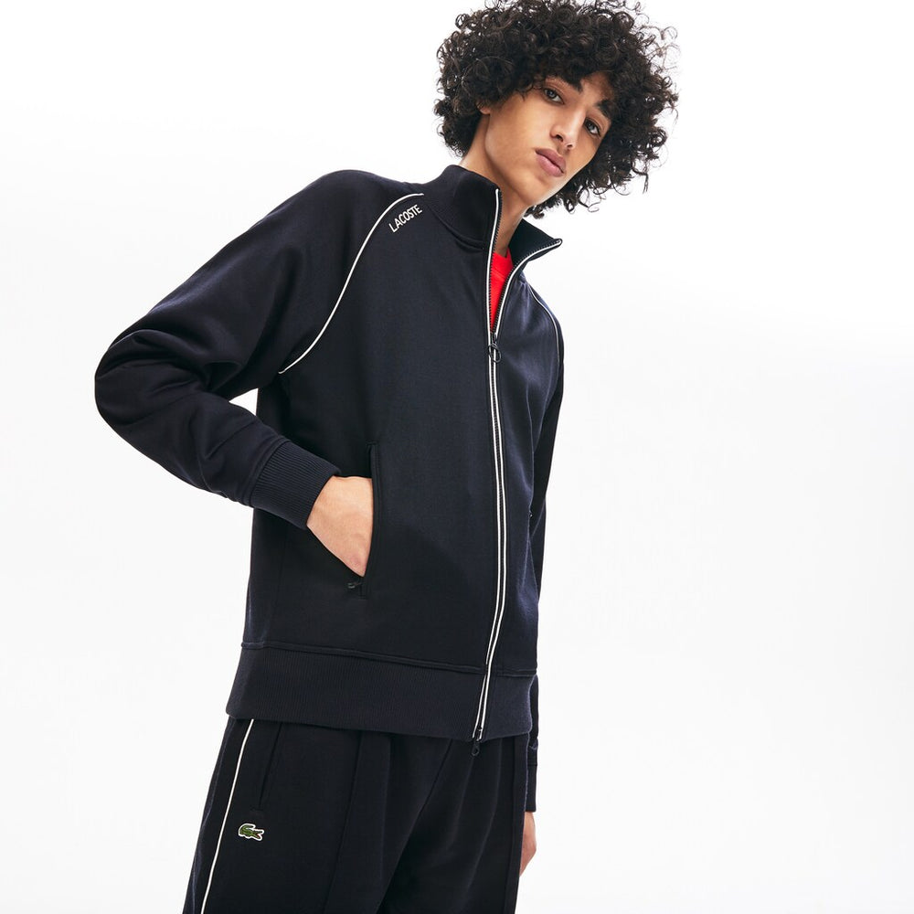 Unisex LIVE Signature Knit Zip Sweatshirt / Lacoste