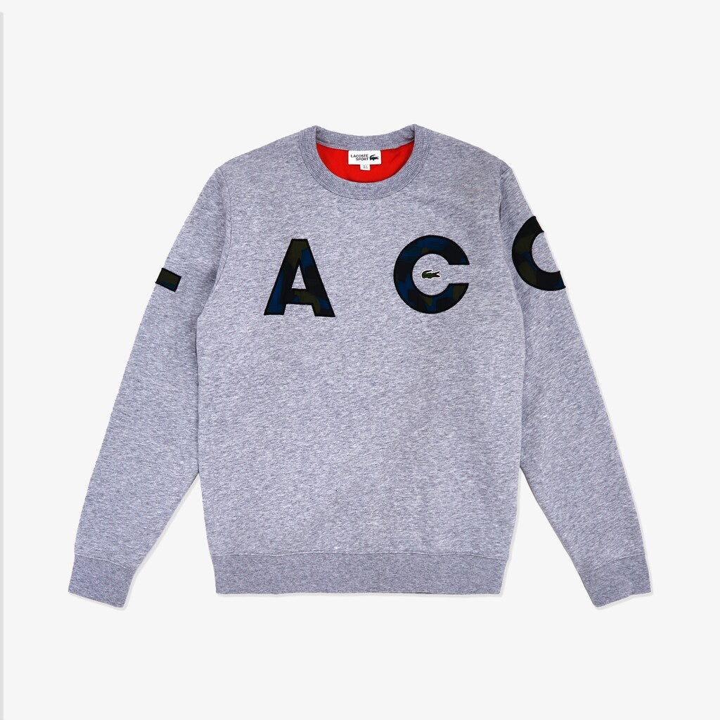 Men's SPORT Camo Logo Fleece Sweatshirt / Lacoste