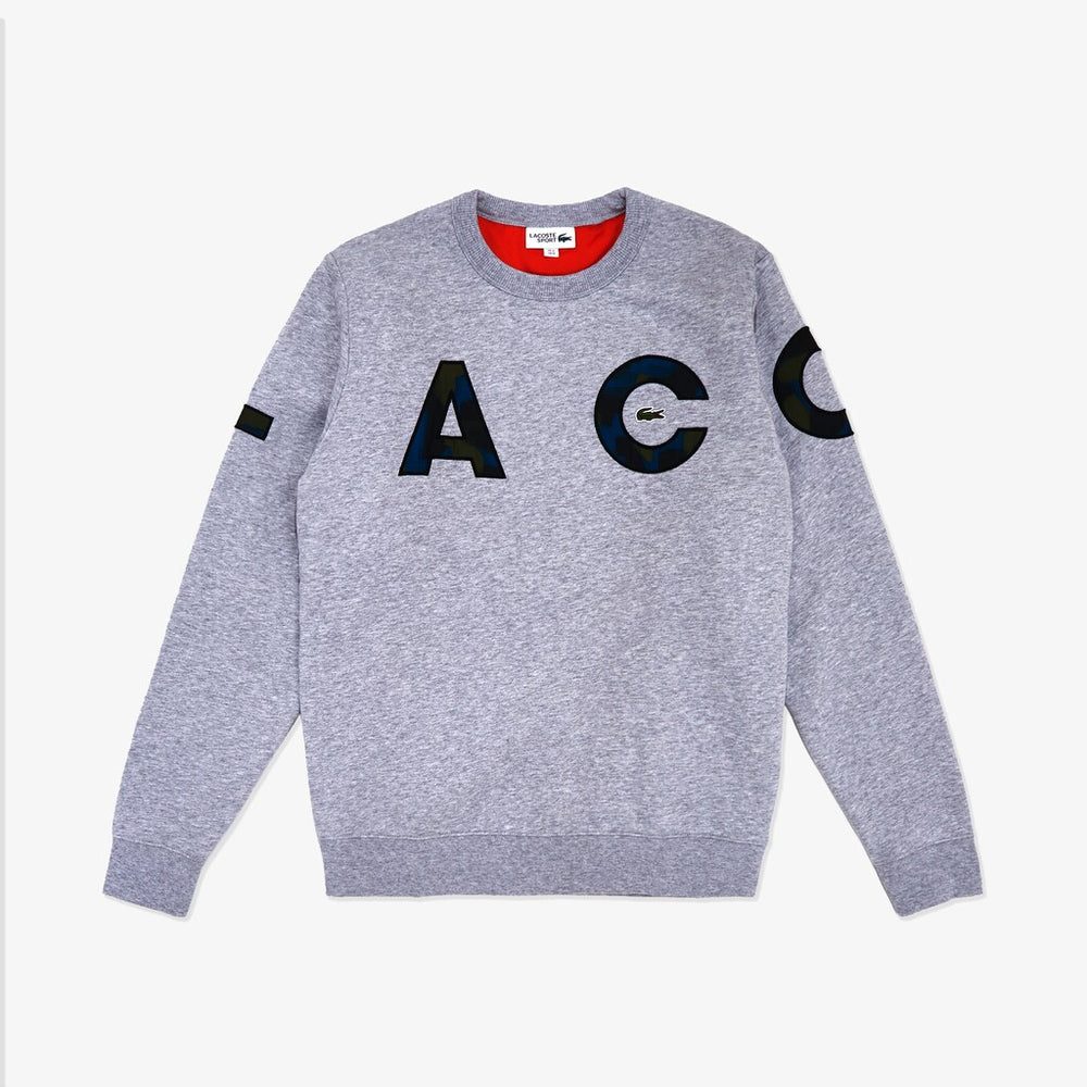 Men's SPORT Camo Logo Fleece Sweatshirt / Lacoste
