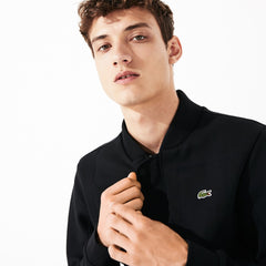 Men's SPORT Quilted Cotton Blend Fleece Bomber Jacket / Lacoste