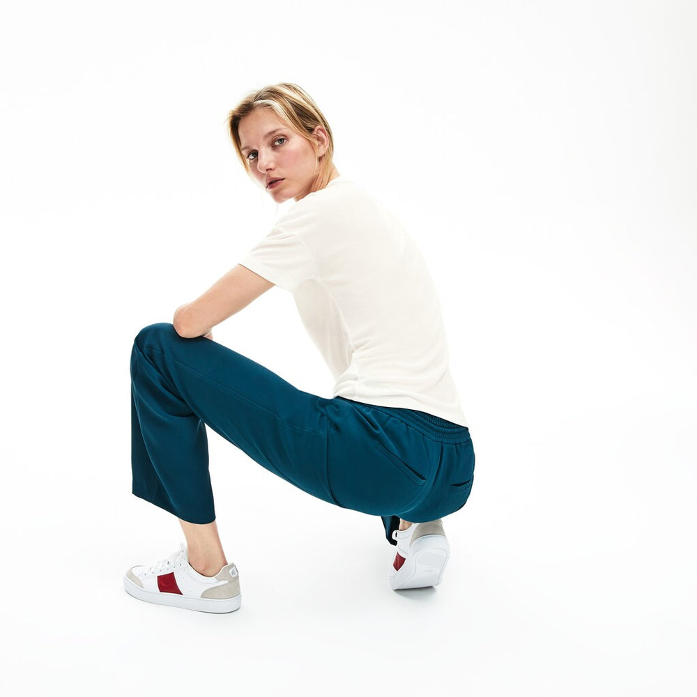 Women's Motion Lightweight Ribbed Lyocell T-Shirt / Lacoste