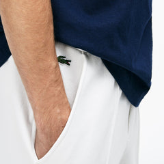 Unisex LIVE Embroidered Fleece Urban Jogging Pants / Lacoste