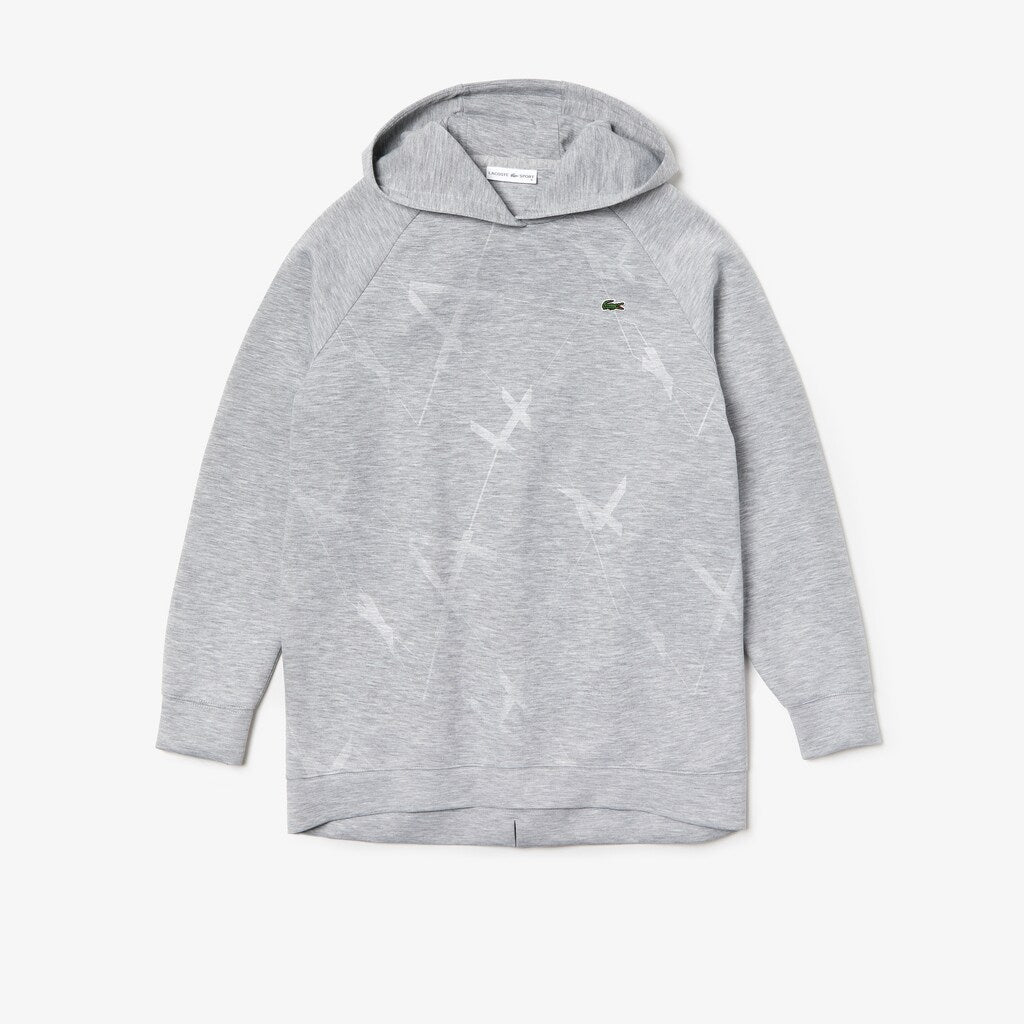 Women's SPORT Printed Fleece Tennis Sweatshirt / Lacoste