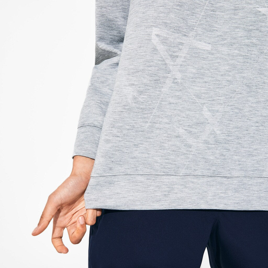 Women's SPORT Printed Fleece Tennis Sweatshirt / Lacoste