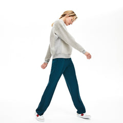 Women's Ribbed-Panel Two-Tone Sweatshirt / Lacoste