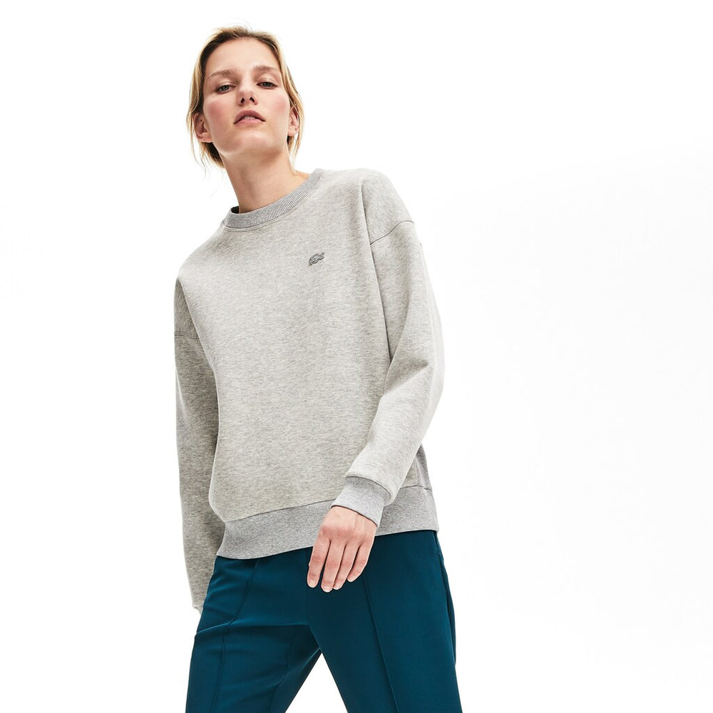 Women's Ribbed-Panel Two-Tone Sweatshirt / Lacoste