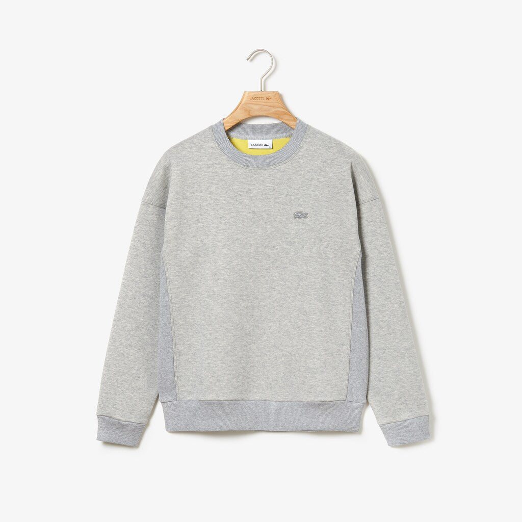 Women's Ribbed-Panel Two-Tone Sweatshirt / Lacoste