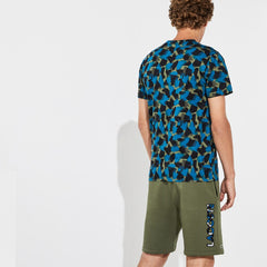 Men's SPORT Camo Print Cotton Jersey T-Shirt / Lacoste