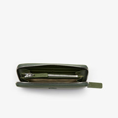 Women's L.12.12 Leather 8 Card Zip Wallet / Lacoste