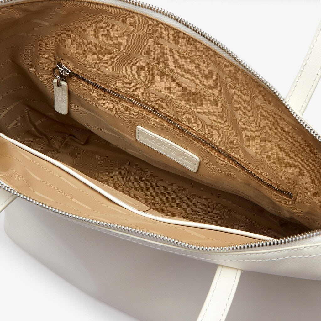 Women's L.12.12 Small Leather Tote Bag / Lacoste