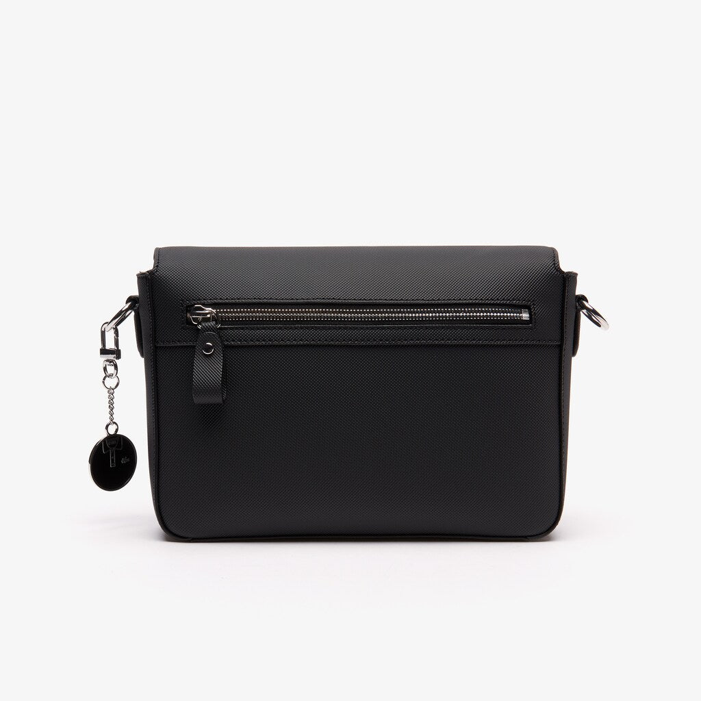 Women's Daily Classic Coated Canvas Shoulder Bag / Lacoste