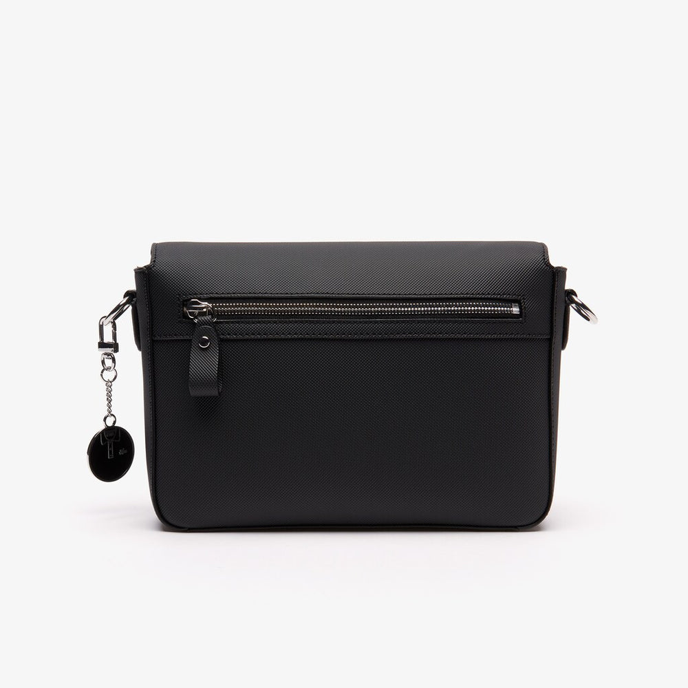 Women's Daily Classic Coated Canvas Shoulder Bag / Lacoste