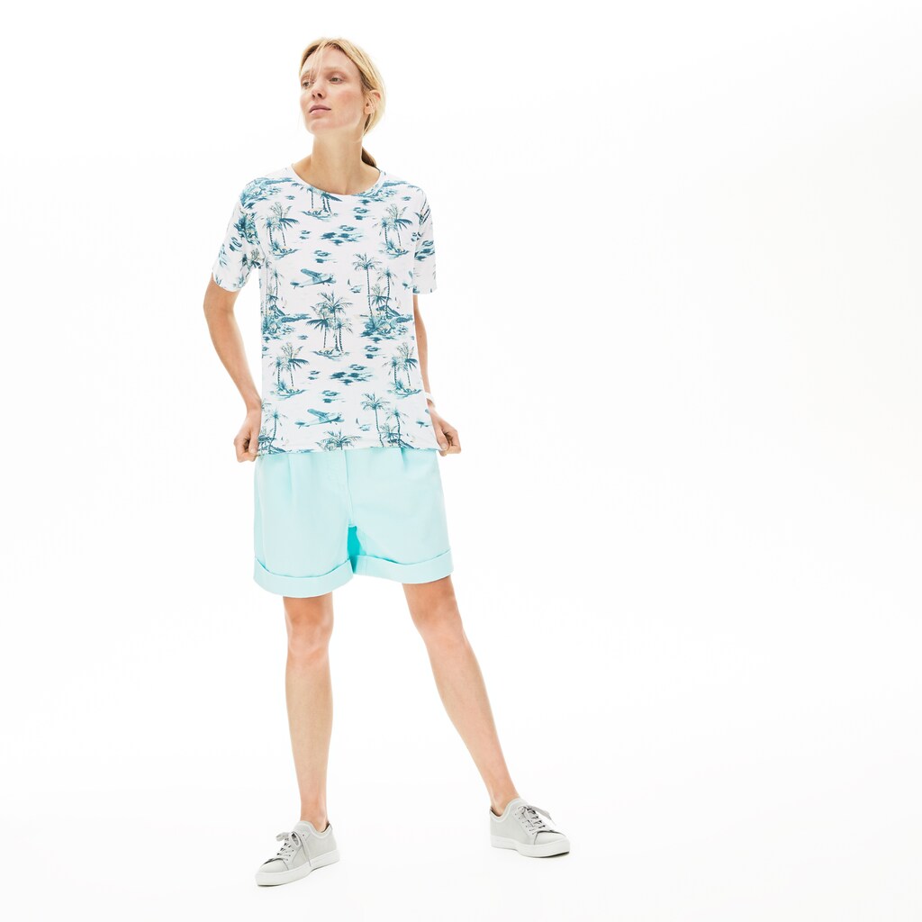 Women's Crew Neck Jersey T-shirt / Lacoste