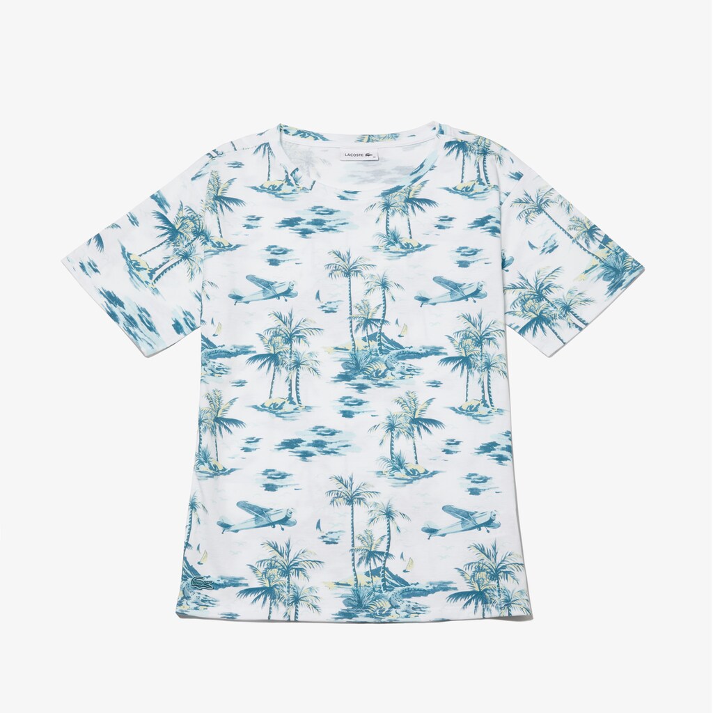 Women's Crew Neck Jersey T-shirt / Lacoste