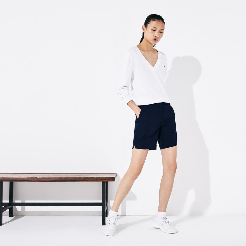 Women's SPORT Gabardine Bermuda Shorts / Lacoste
