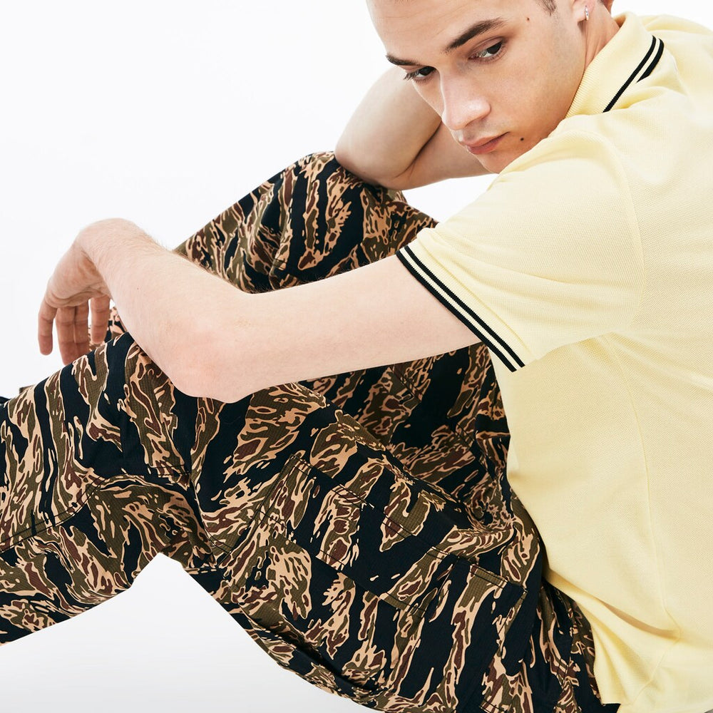 Men's LIVE Camouflage Cargo Pants / Lacoste