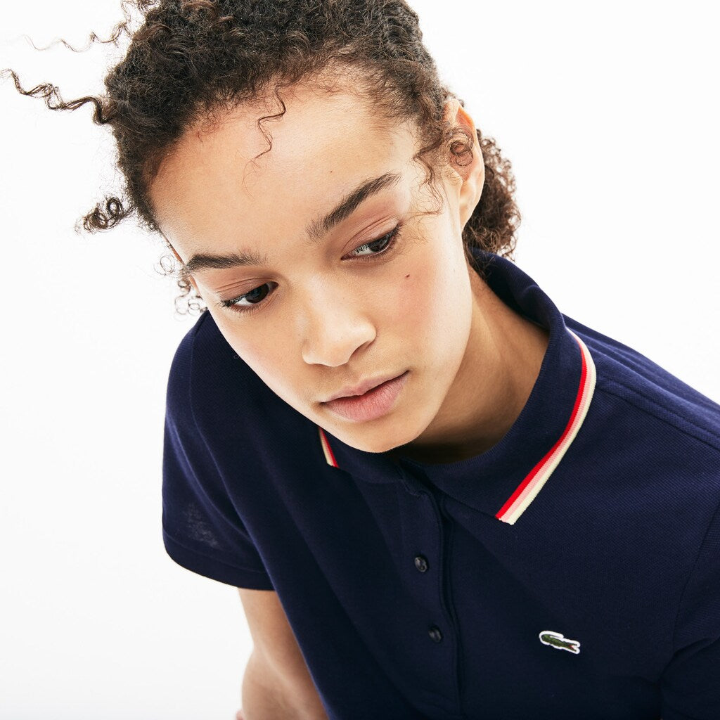 Women's Slim Fit Cotton Petit Piqué Polo / Lacoste