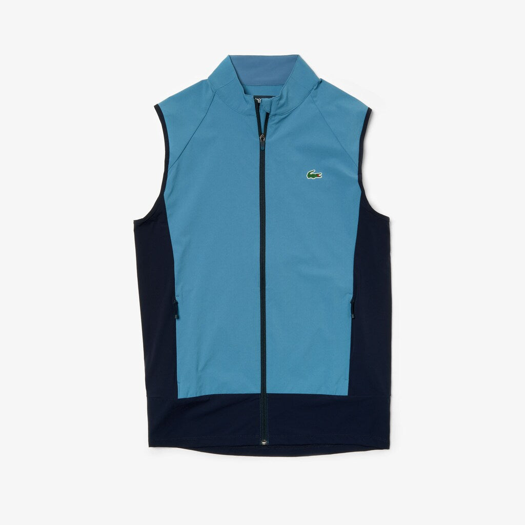 Men's  SPORT Colorblock Technical Taffeta Golf Quilted Vest / Lacoste