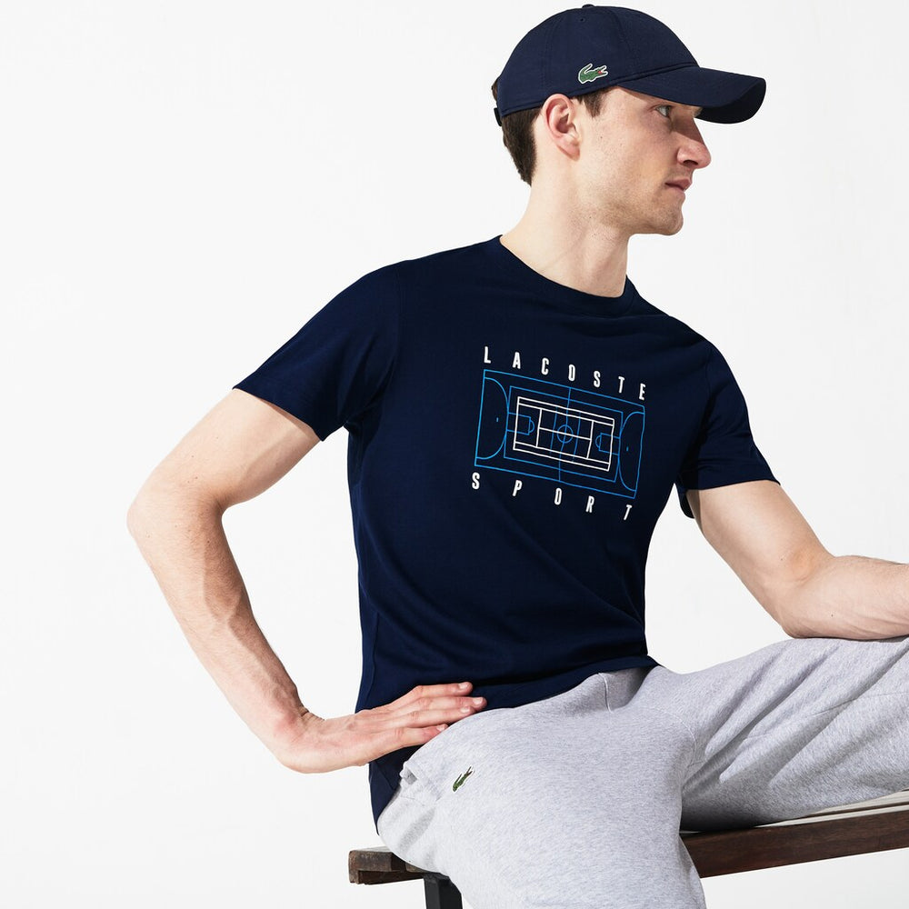 Men's SPORT Crew Neck Tech Jersey T-shirt / Lacoste
