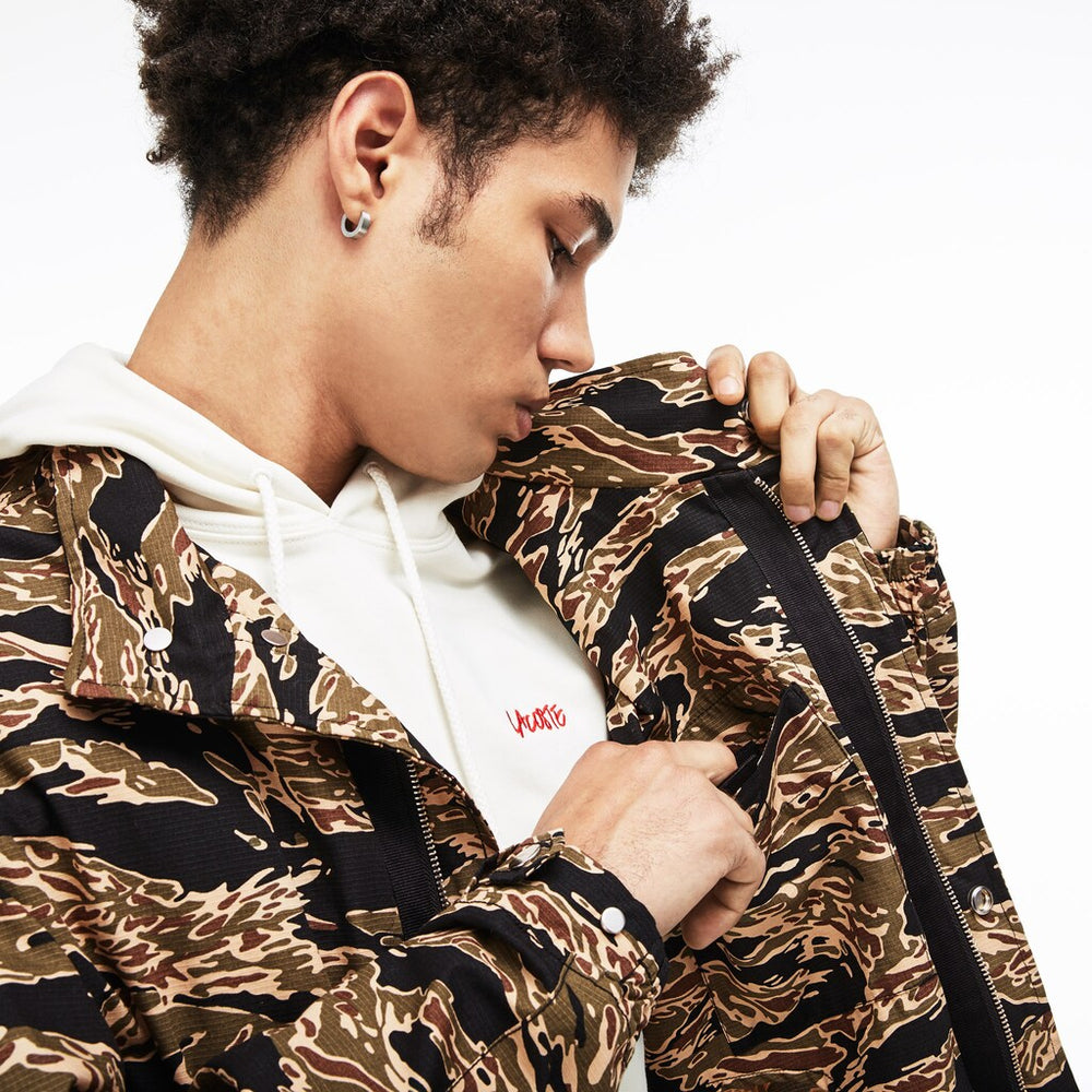 Unisex LIVE Camouflage Parka / Lacoste