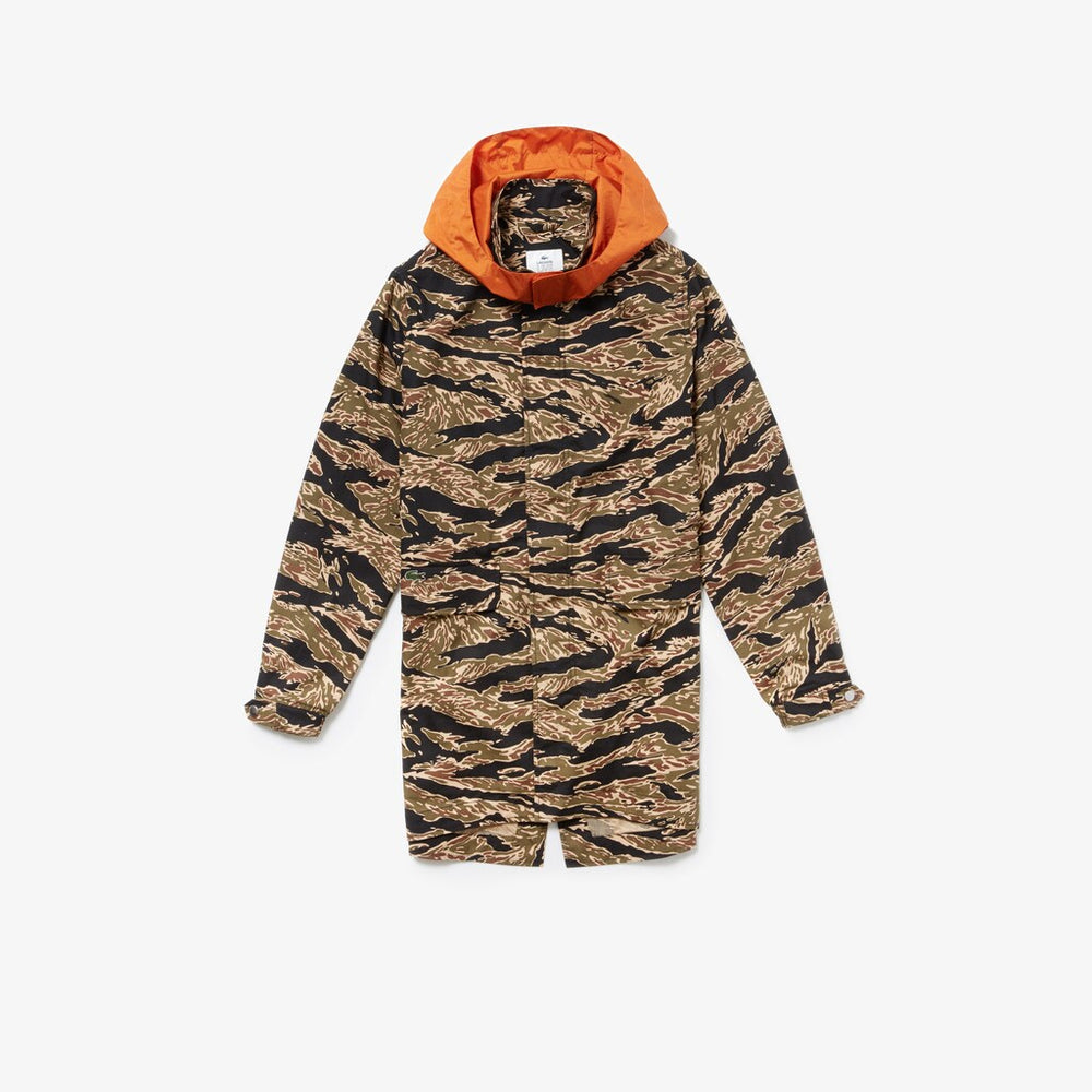 Unisex LIVE Camouflage Parka / Lacoste