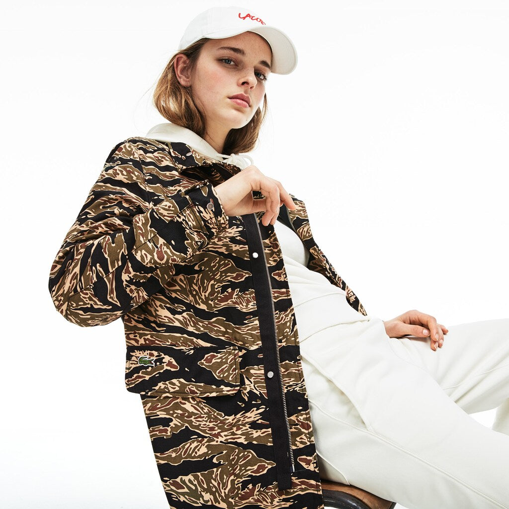 Unisex LIVE Camouflage Parka / Lacoste