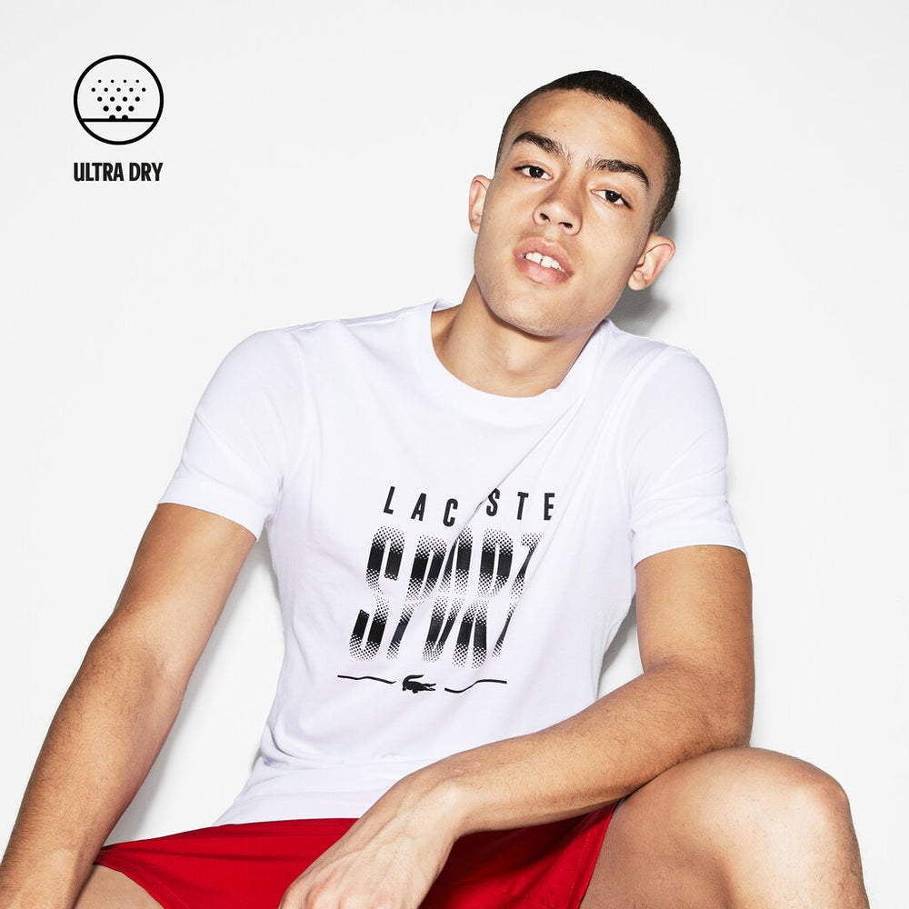 Men's SPORT Crew Neck Jersey Tennis T-shirt / Lacoste