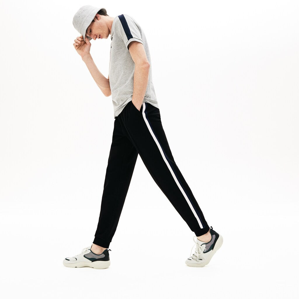 Men's Striped Accent Fleece Sweatpants / Lacoste