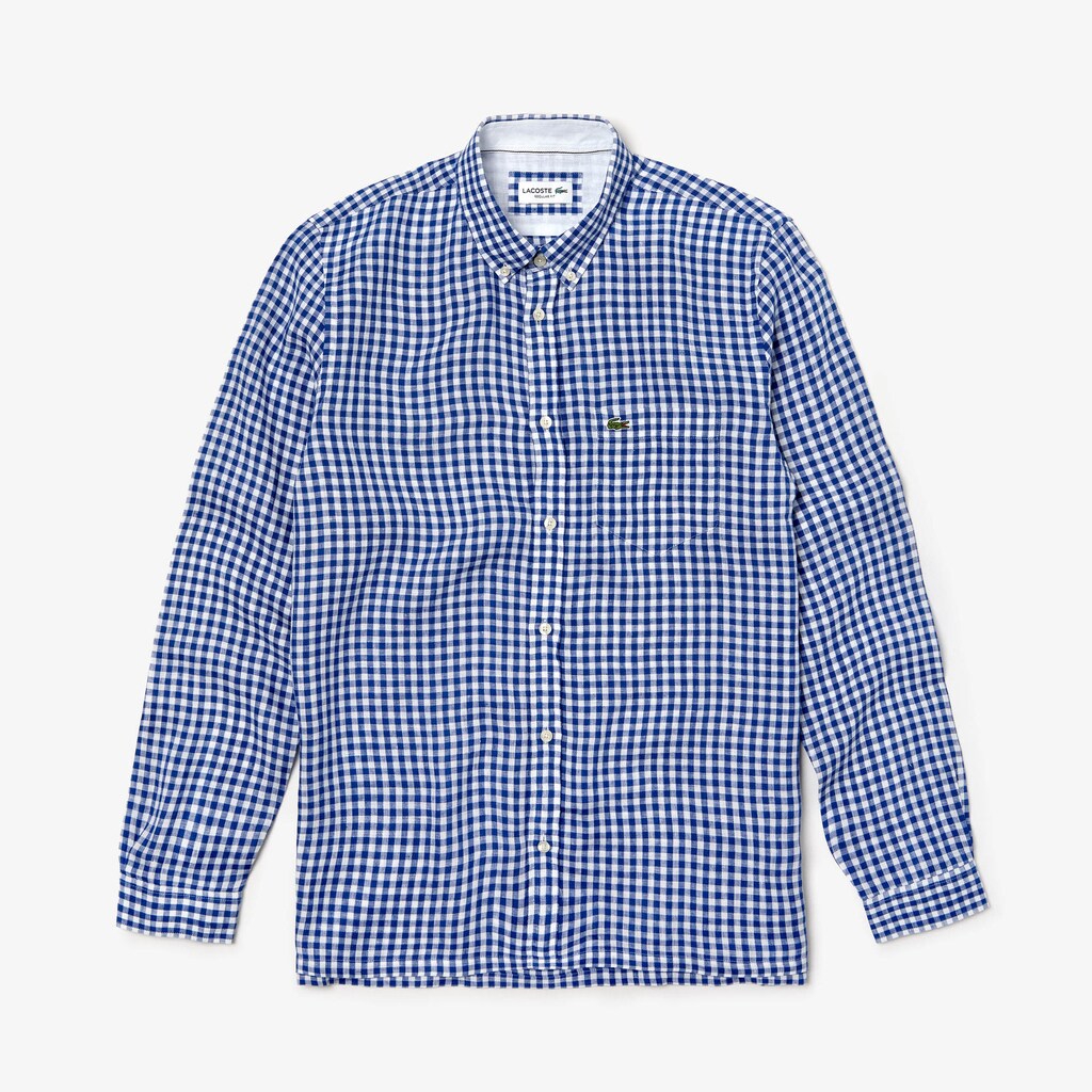 Men's Regular Fit Linen Shirt / Lacoste