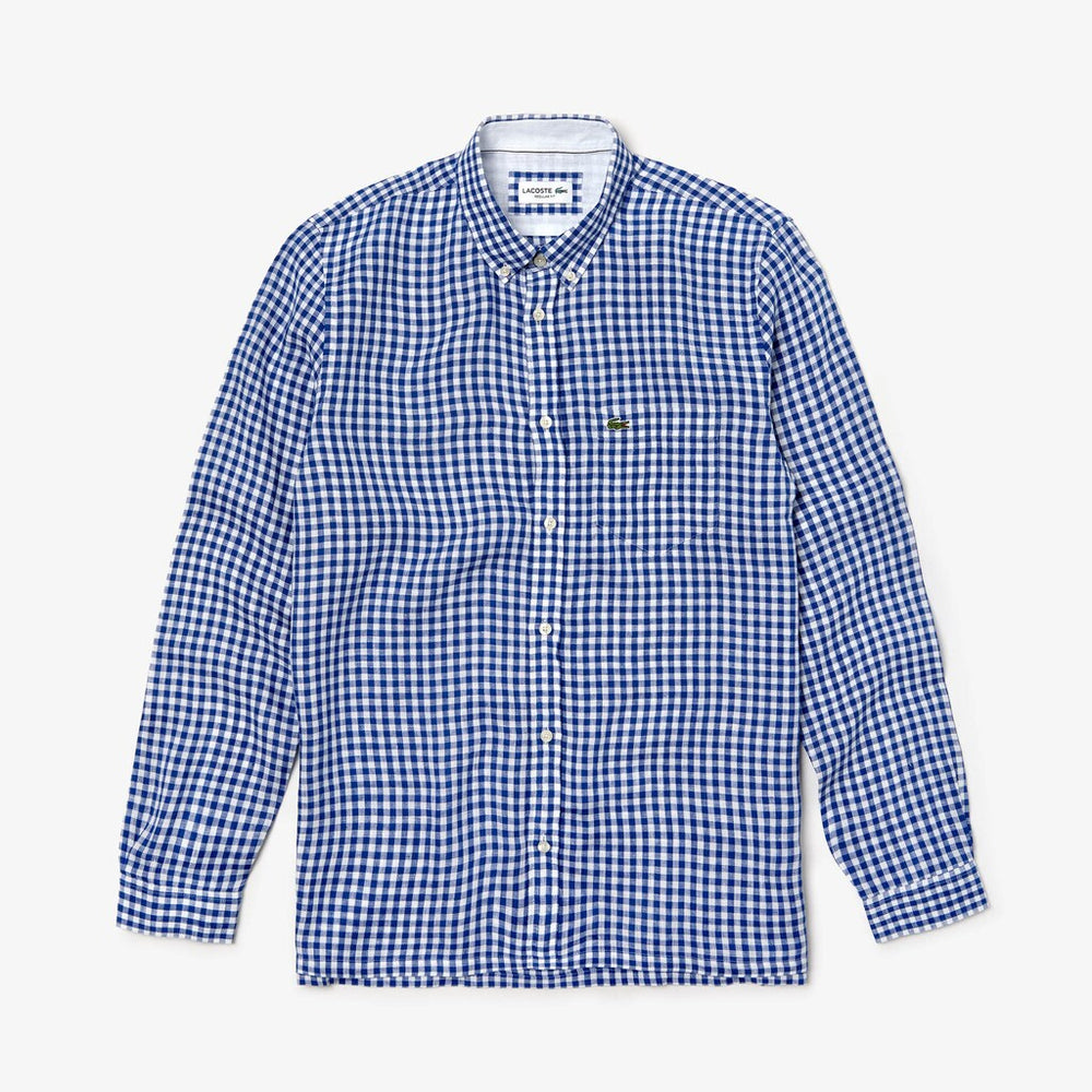 Men's Regular Fit Linen Shirt / Lacoste
