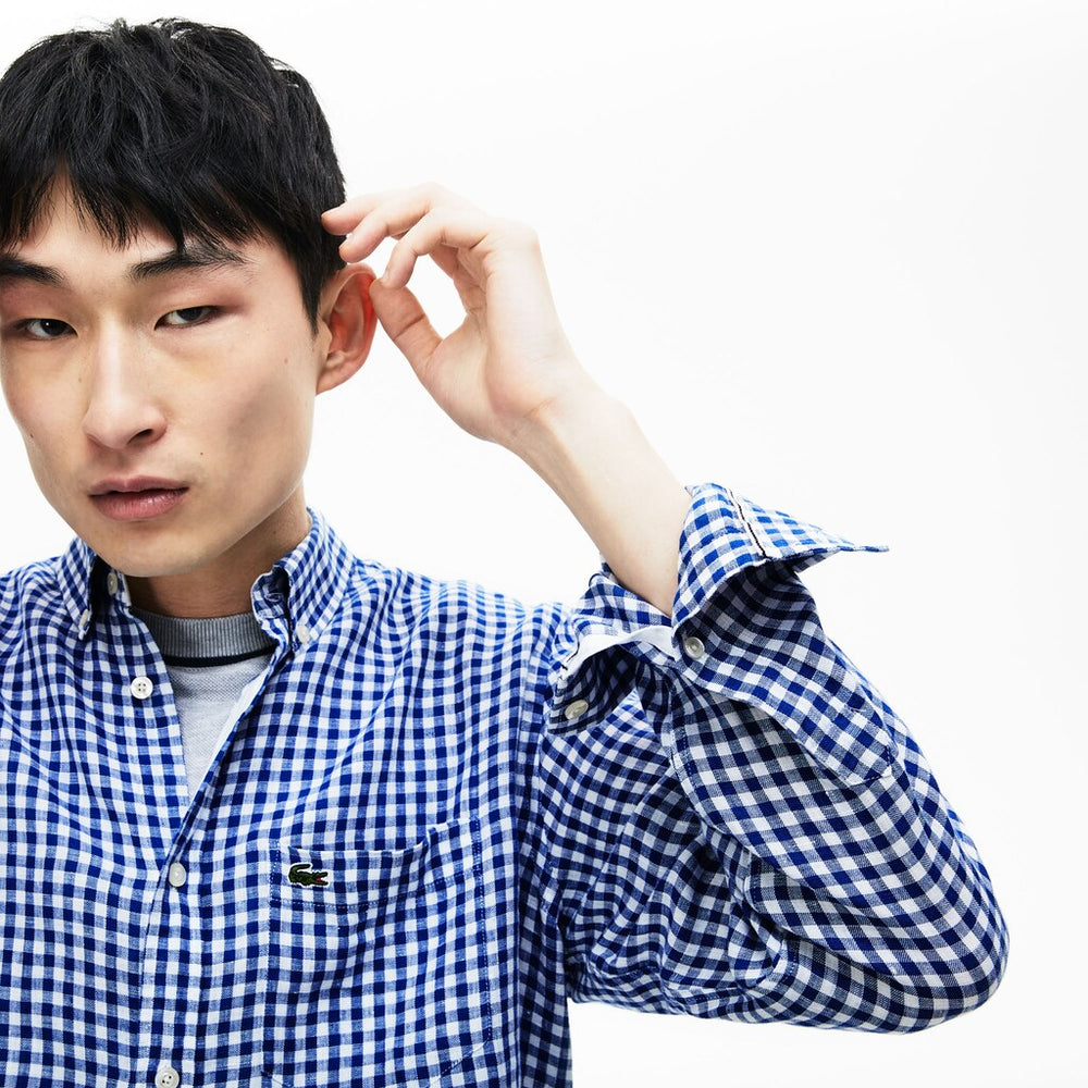 Men's Regular Fit Linen Shirt / Lacoste